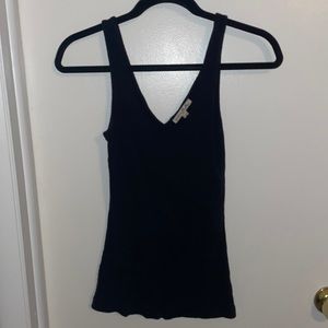 Express one eleven v neck line tank top